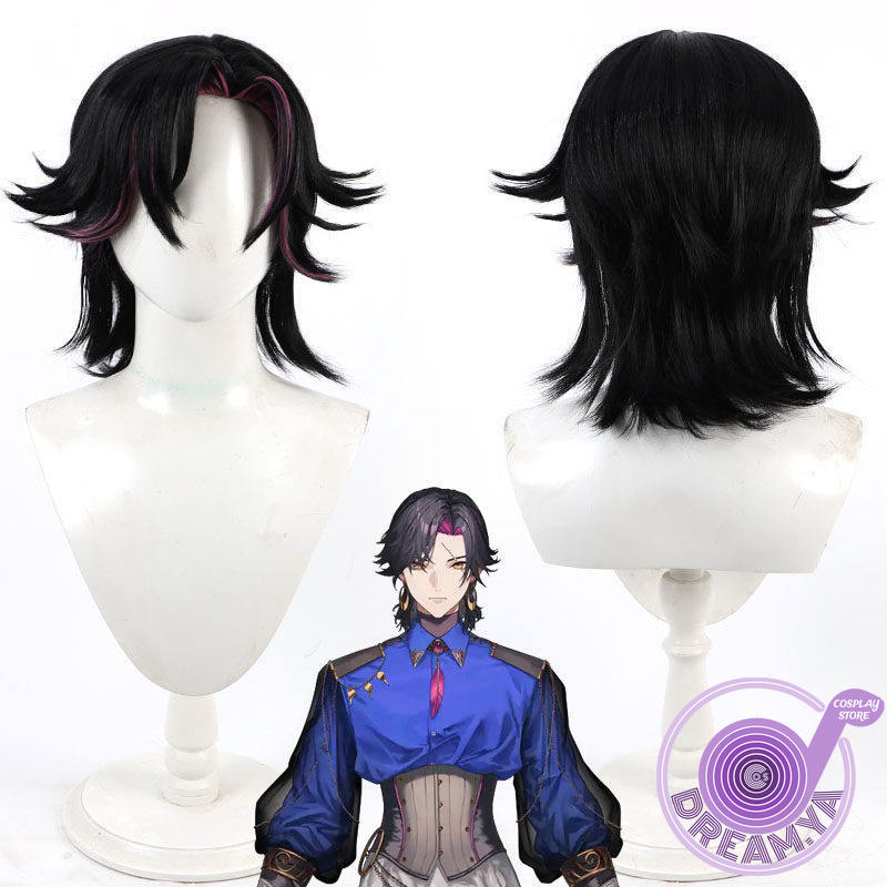 Synthetic Wigs - Vezalius Bandage Cosplay Wig vtuber Black