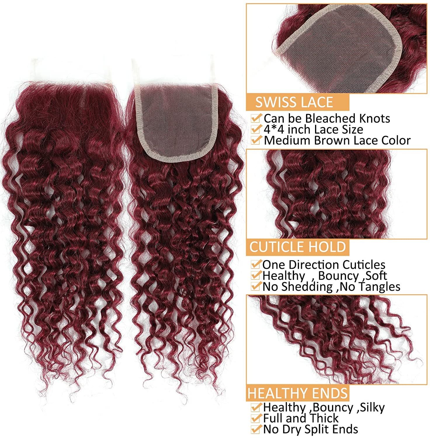 12A Water Wave Bundles With Fr - огляд і ціна Deep Wave 3 Bundles With Closure