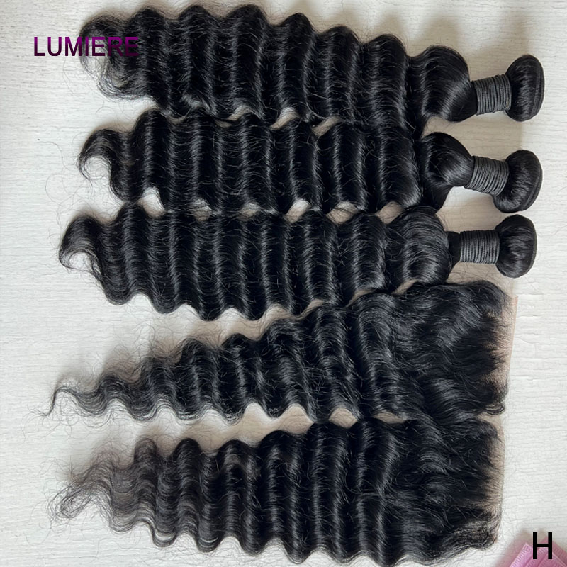 Top Quality Loose Deep Wave Bu - огляд і ціна Deep Wave 3 Bundles With Closure