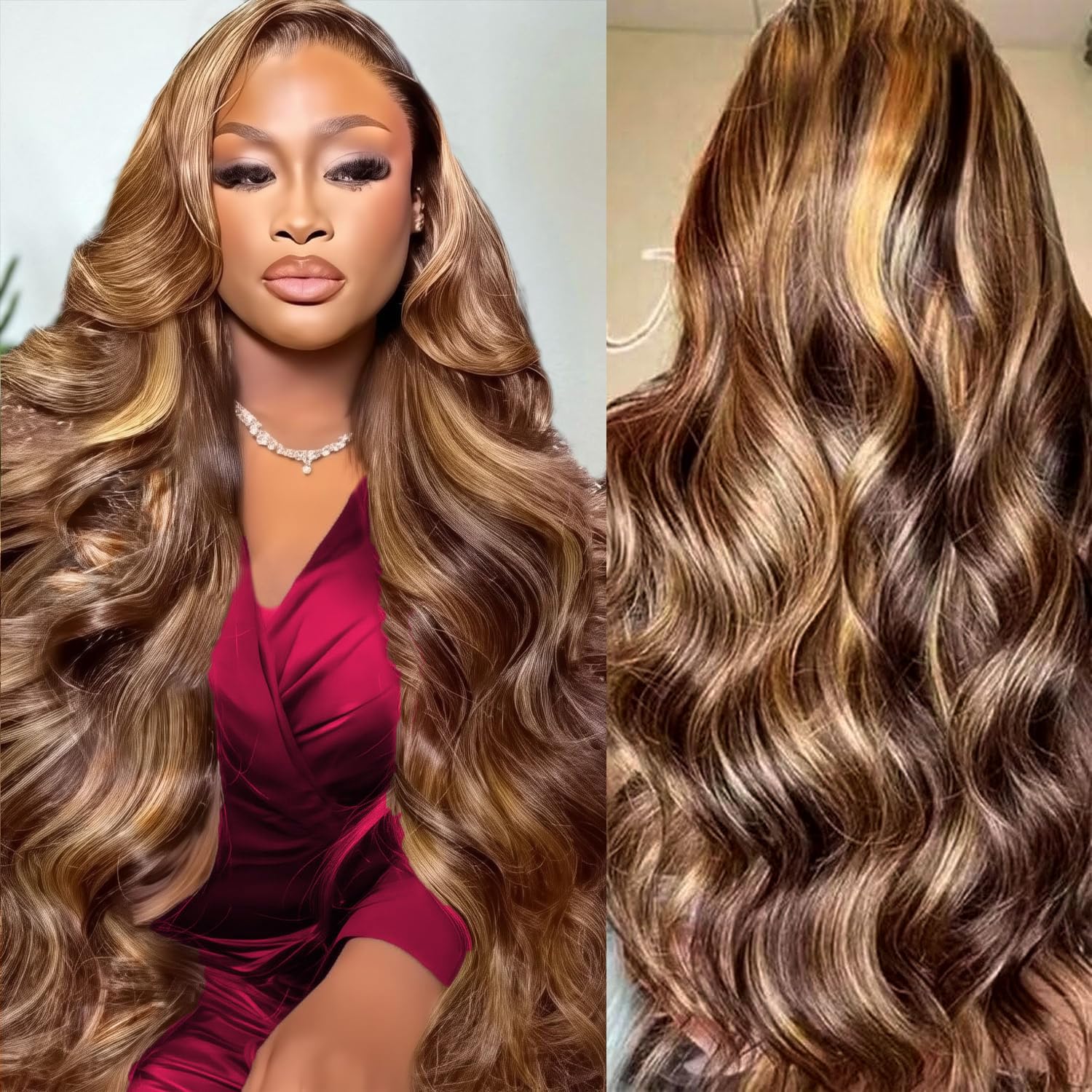 HD Highlight 46 Inch 13x4 Body - огляд і ціна Lace Front Wigs