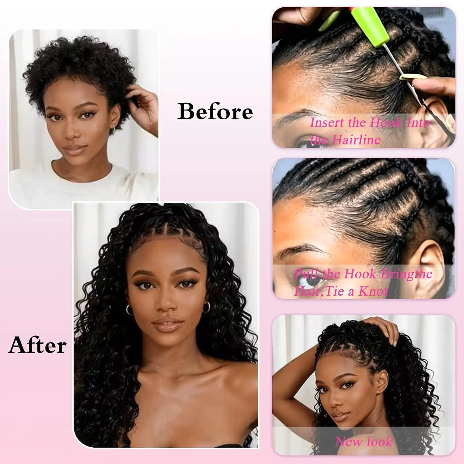 Natural Black Deep Wave Feathe - огляд і ціна Hair Bundles