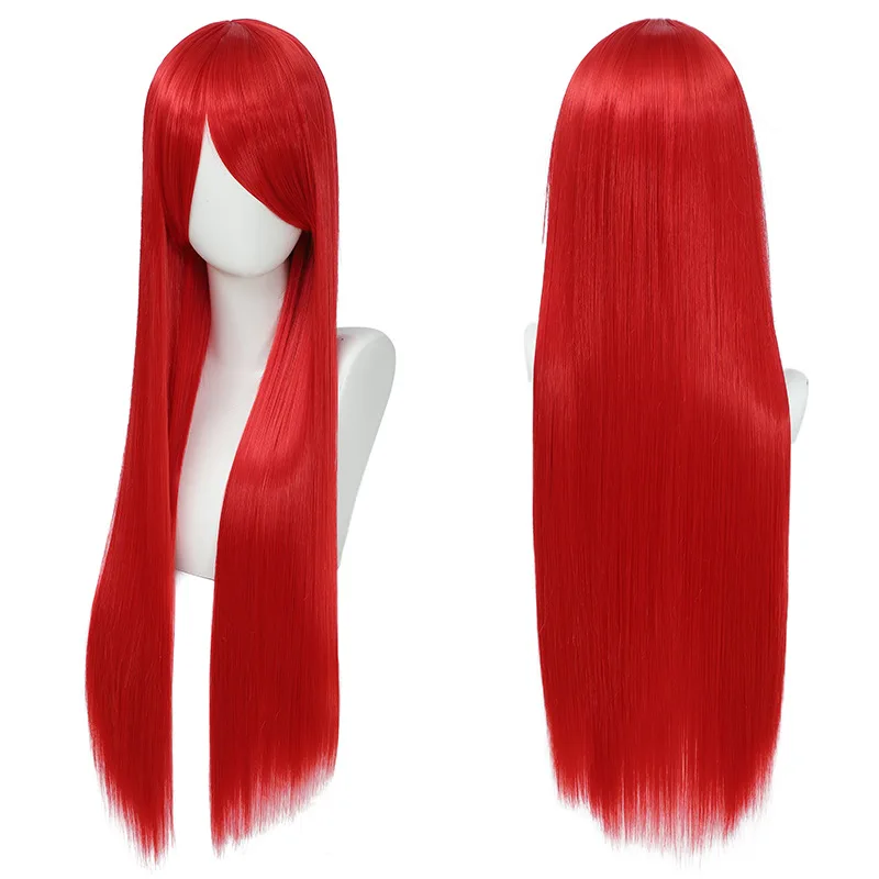 80cm Colorful Long Straight Sy - огляд і ціна Synthetic Braided Wigs For Black Women