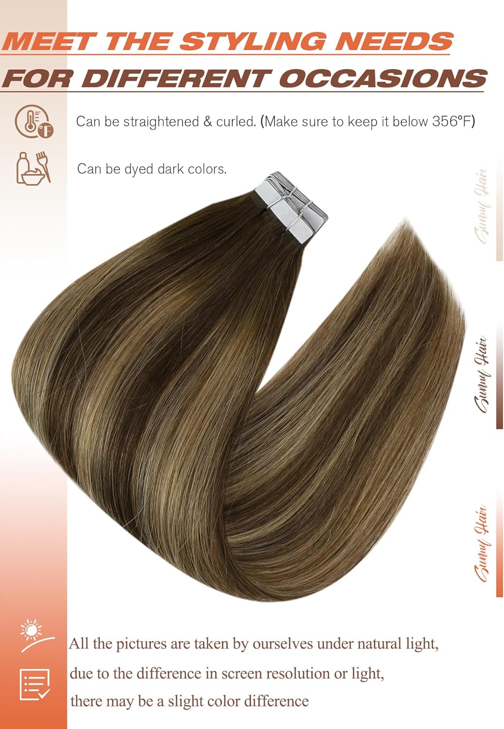 VeSunny Remy Tape In Hair Exte - огляд і ціна Invisible Tape In Extensions Real Hair