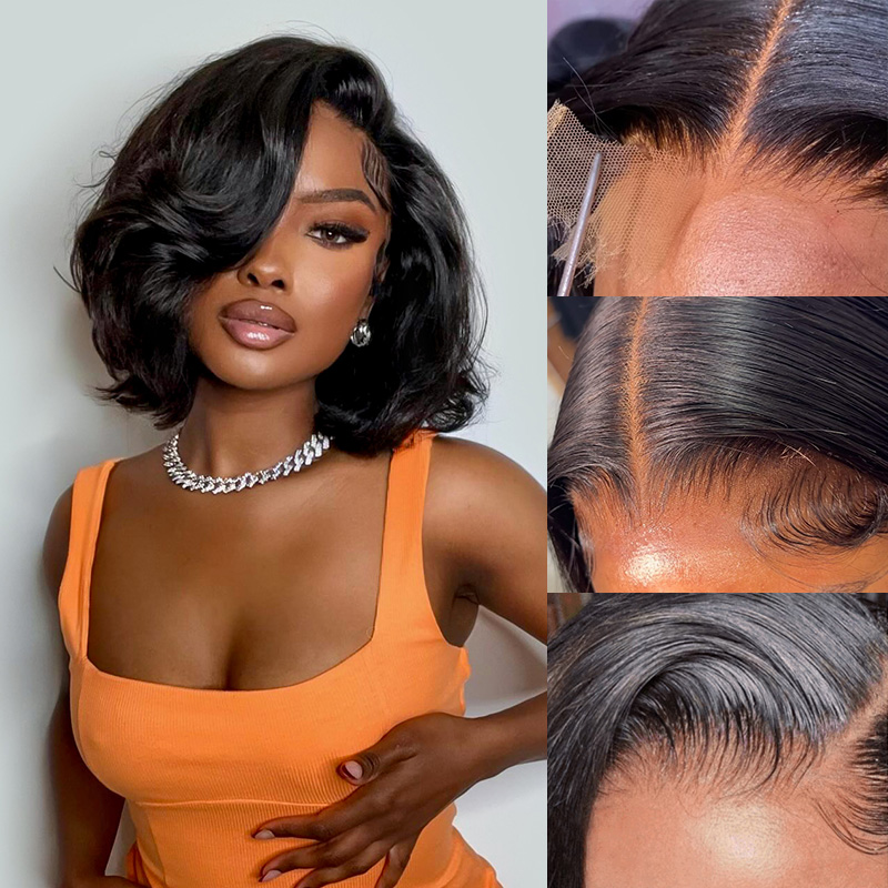 250% Density Human Hair Body W - огляд і ціна Glueless Wear And Go Human Hair Wig