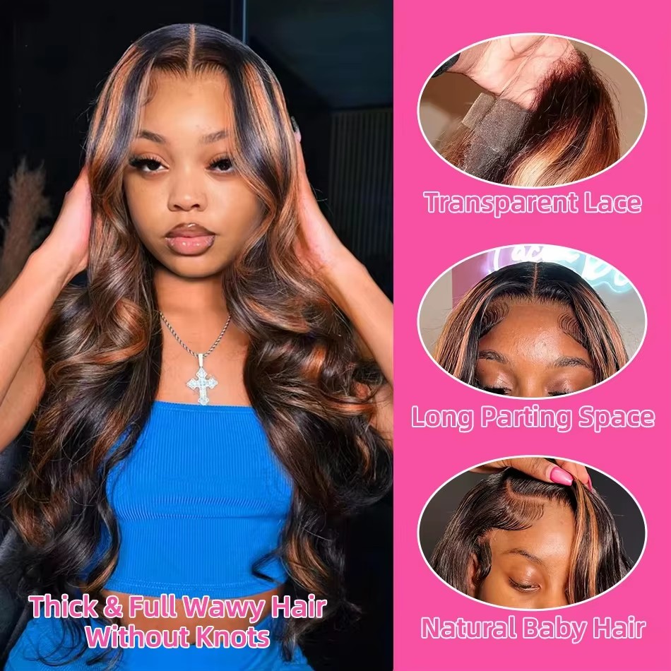 Highlight Ombre 13x4 Lace Fron - огляд і ціна Human Hair Wigs