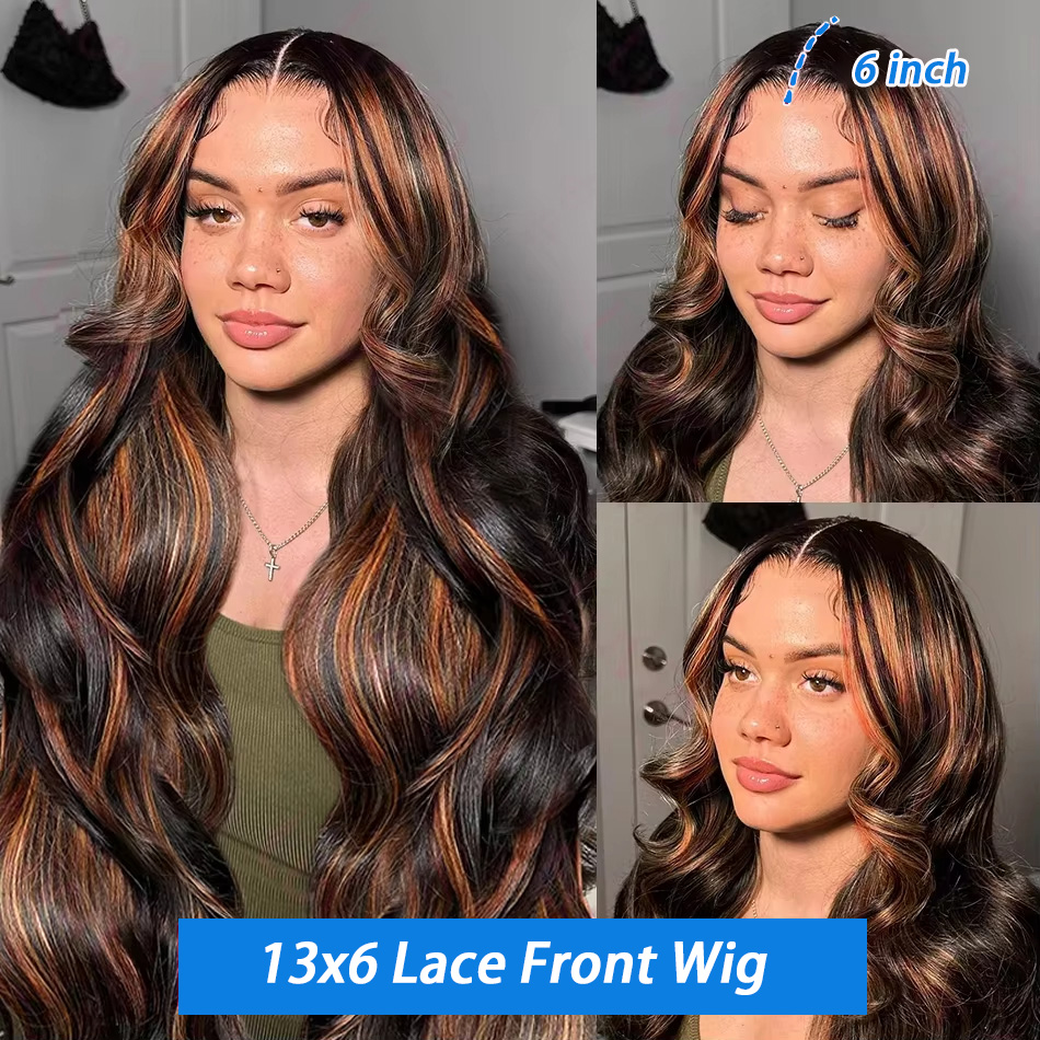 Highlight Ombre 13x4 Lace Fron - огляд і ціна Human Hair Wigs