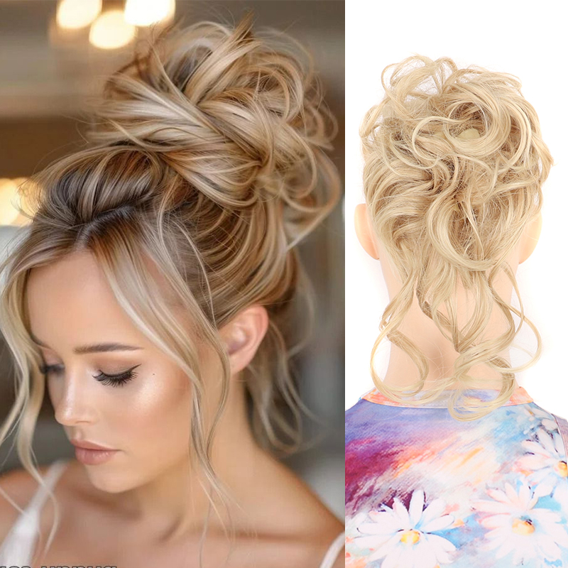 Messy Hair Bun Hair pieces for - огляд і ціна Claw Clip Messy Bun Hair Piece