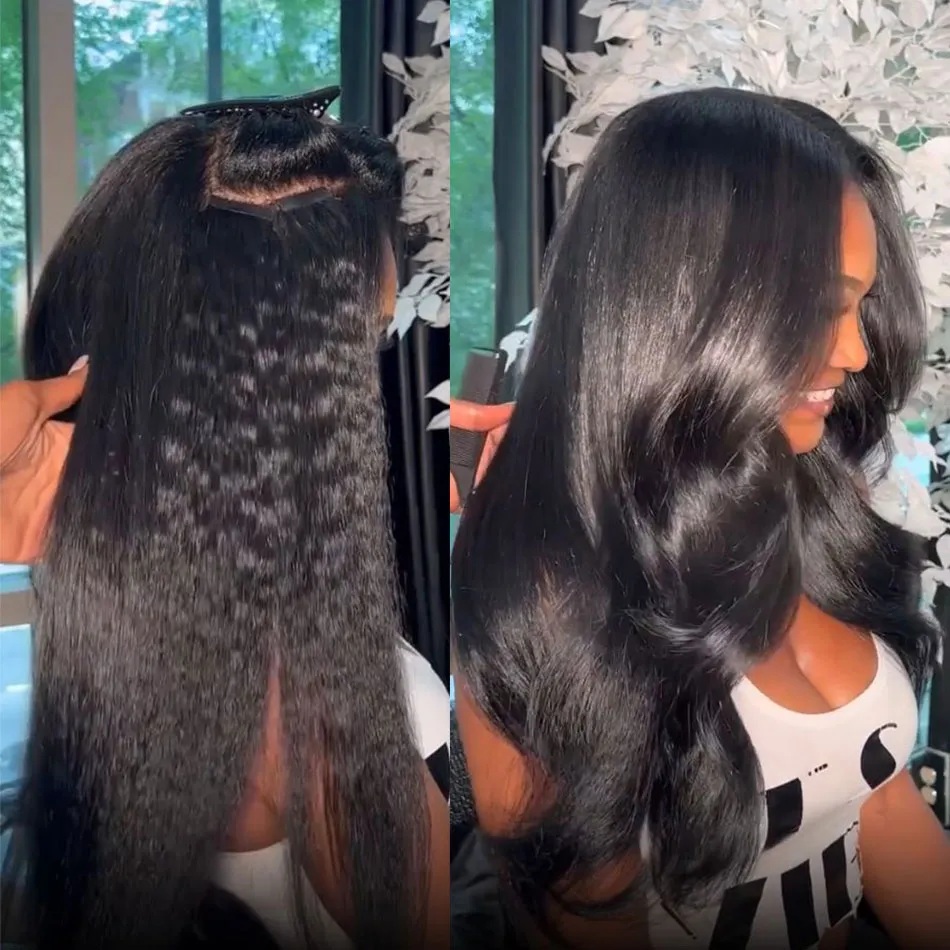 Kinky Straight Tape in Hair Ex - огляд і ціна Invisible Tape In Extensions Real Hair