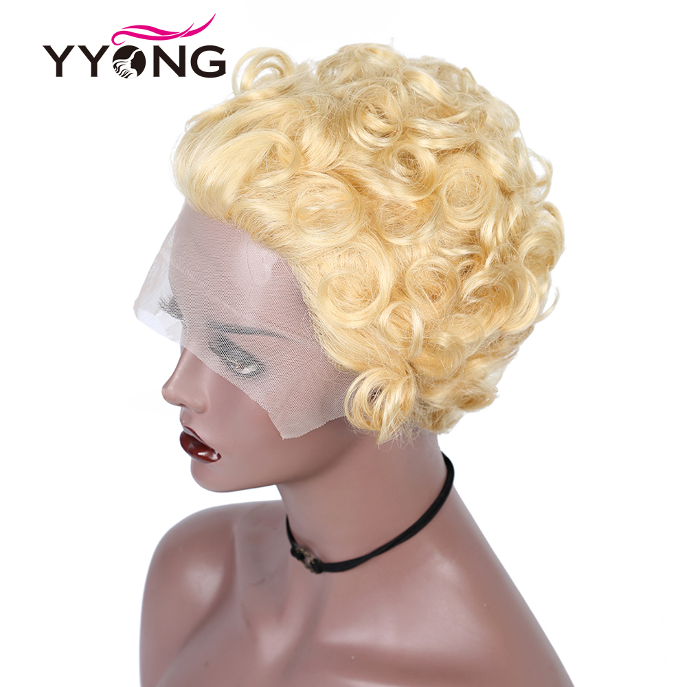 613 Honey Blonde Pixie Cut Lac - огляд і ціна Short Pixie Cut Wig Human Hair Cheap