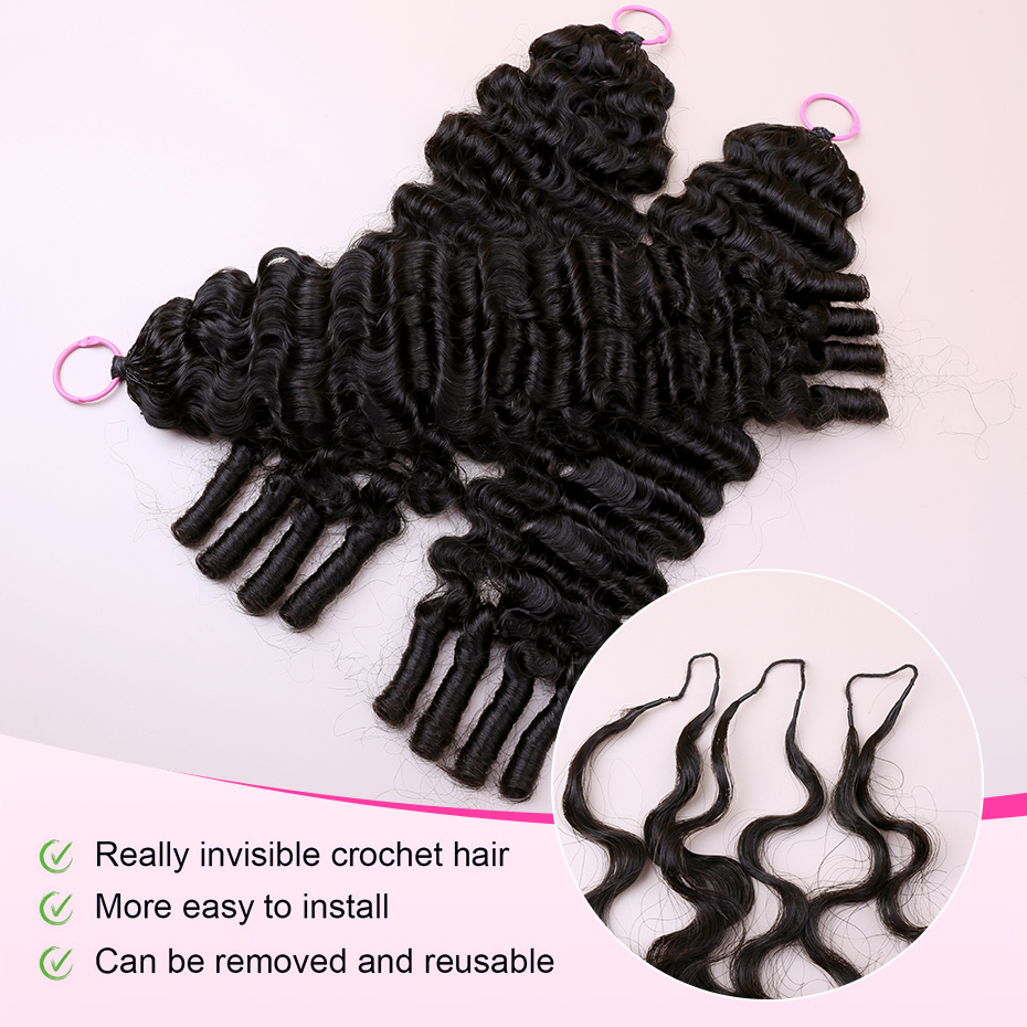 100% Human Hair Feather Croche - огляд і ціна Hair Bundles