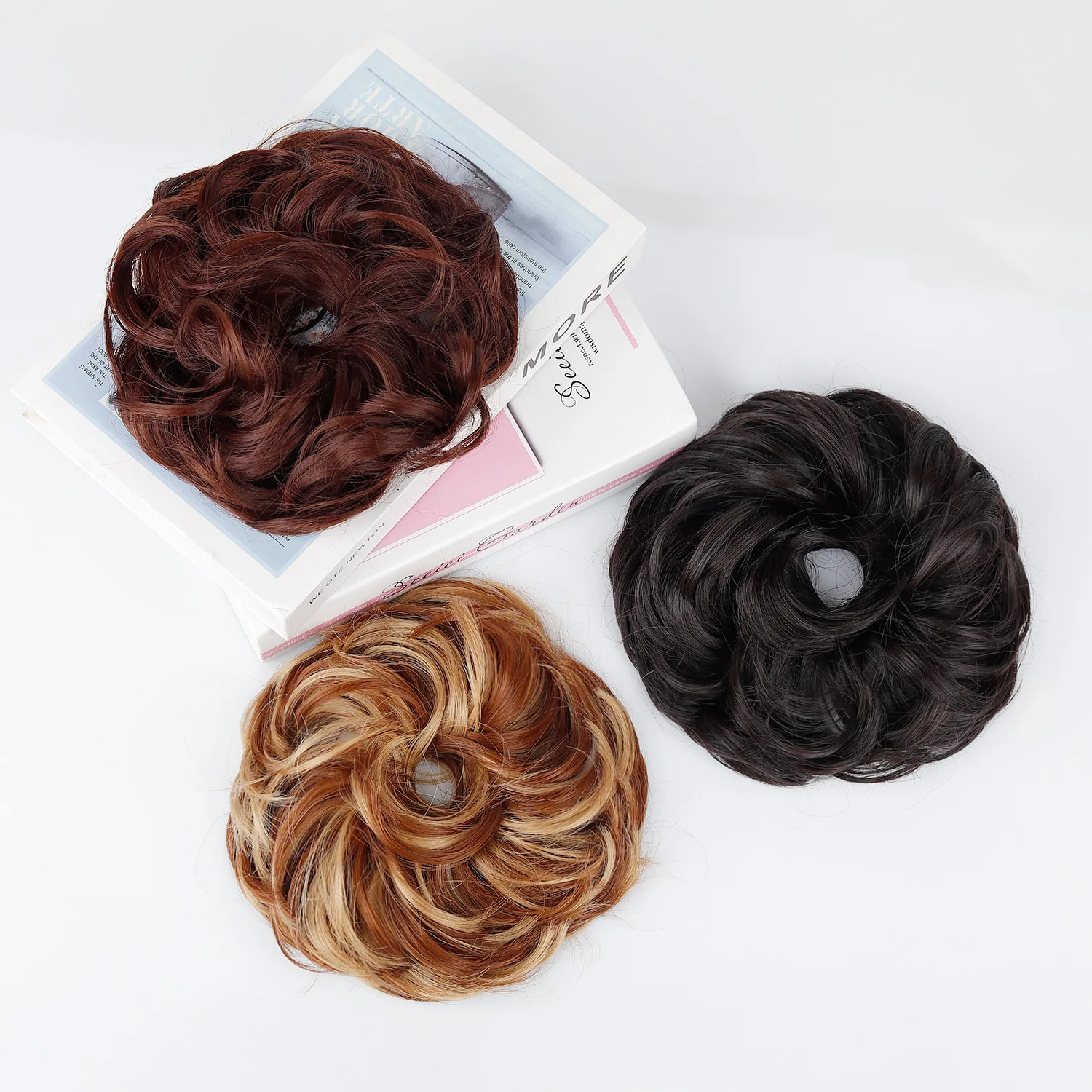 Elegant Curly Wave Messy Bun H - огляд і ціна Claw Clip Messy Bun Hair Piece