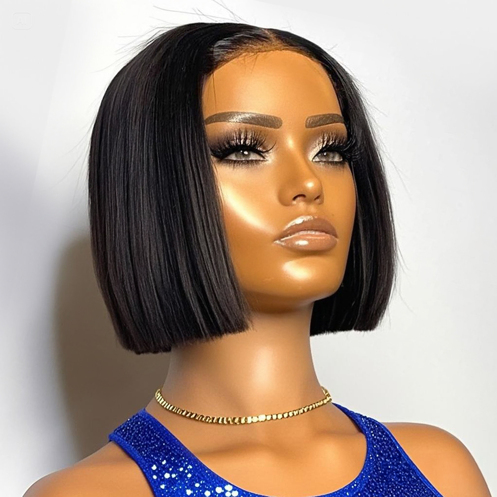 250% Density Straight Short Bo - огляд і ціна Glueless Wear And Go Human Hair Wig