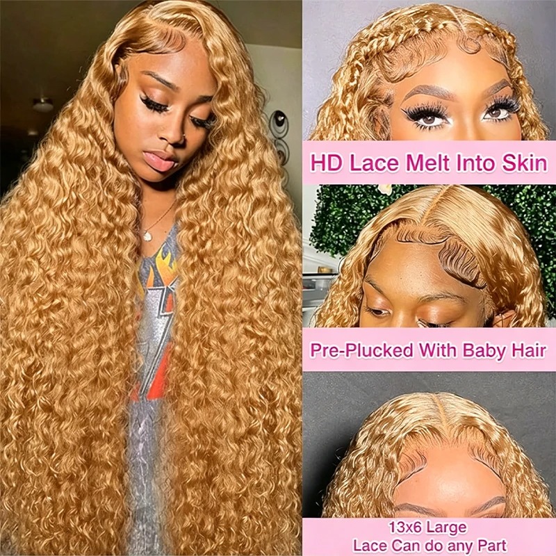 34 38Inch Honey Blonde Wig Hum - огляд і ціна Human Hair Wigs