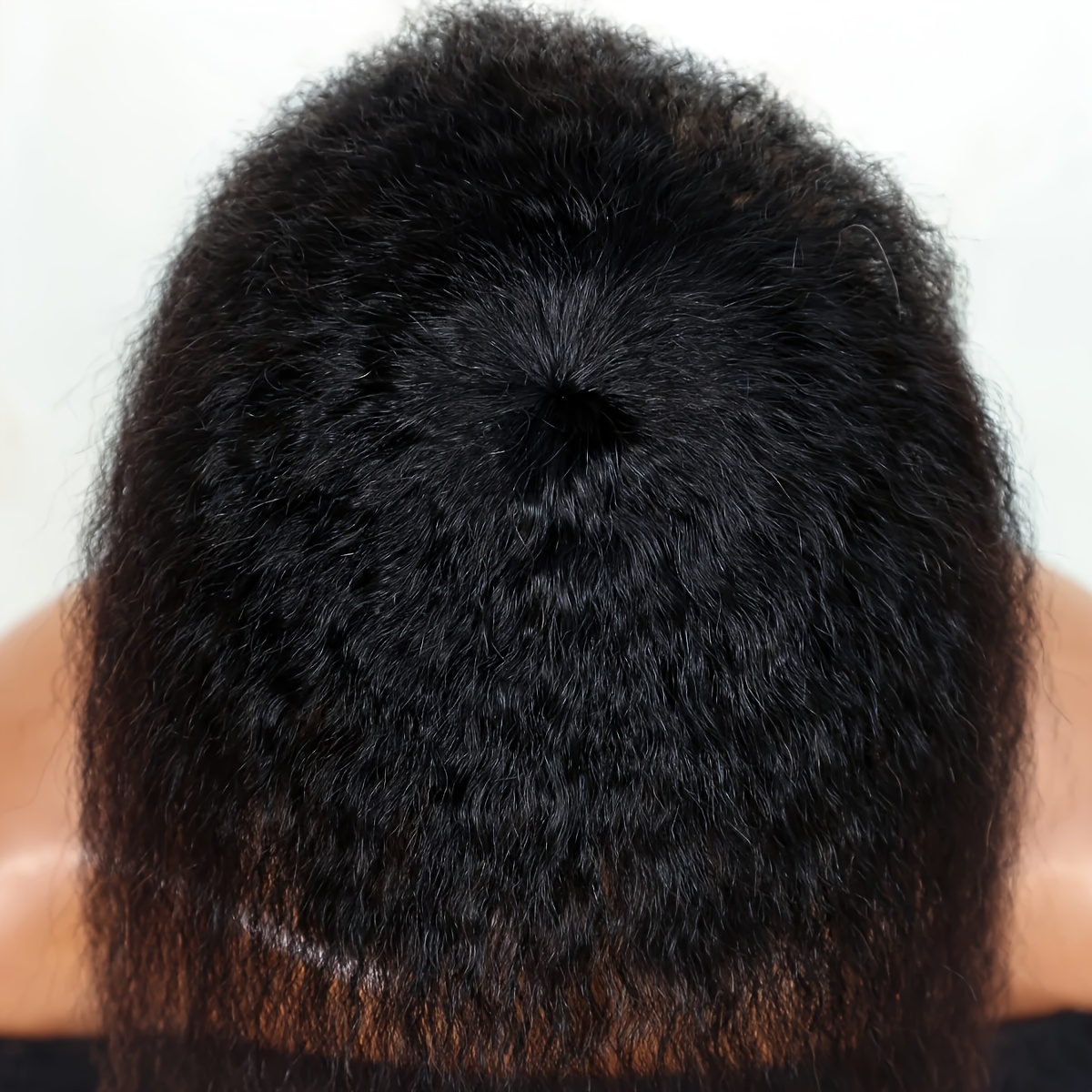 Kinky Straight Topper Hair wit - огляд і ціна Hair Clips