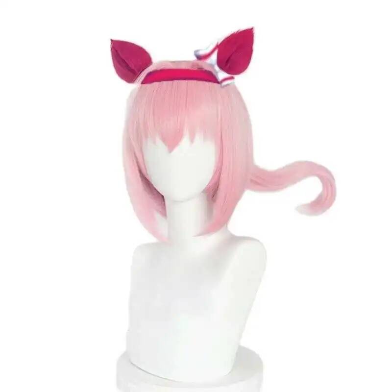 Uma Musume Haru Urara Cosplay  - огляд і ціна Synthetic Wigs