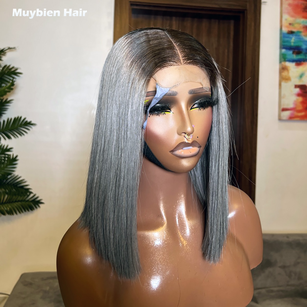 Super Double Drawn Bone Straig - огляд і ціна Glueless Wear And Go Human Hair Wig